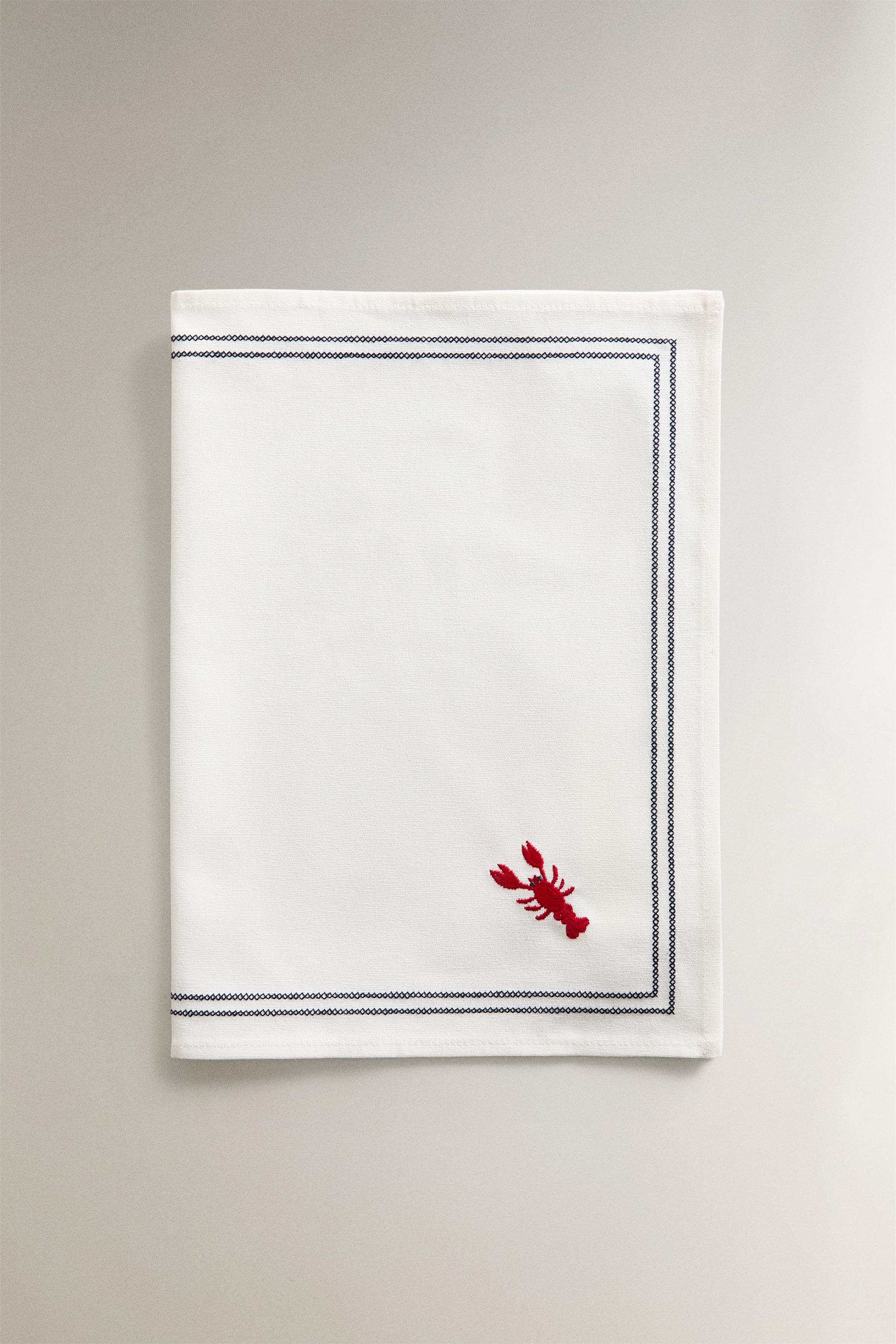 EMBROIDERED LOBSTER PLACEMAT